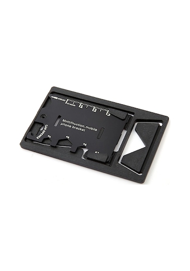 Yüksek Kaliteli Telefon Çok Fonksiyonlu Braket Katlanabilir Paslanmaz Çelik Alet Kartı Şişe Açacağı Tornavida Hediye Çok Renkli