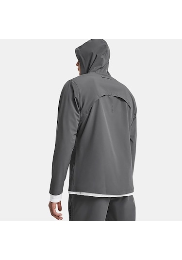 Under Armour Outrun The Erkek Gri Koşu Ceketi 1376794 Gri