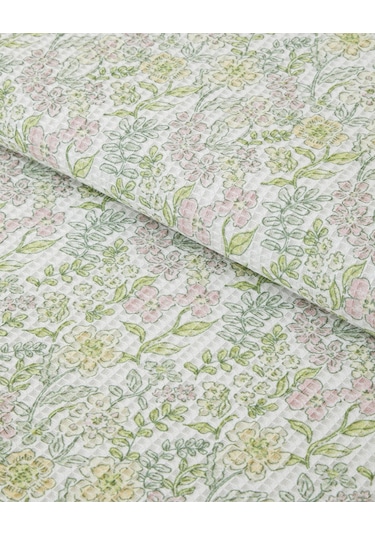 Spring Garden Çift Kişilik Pike 200x220 Cm Yeşil