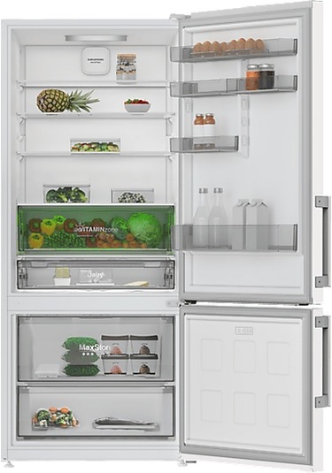 Grundıg GPKND 552 551 L Duo No-frost Alttan Donduruculu Buzdolabı Beyaz