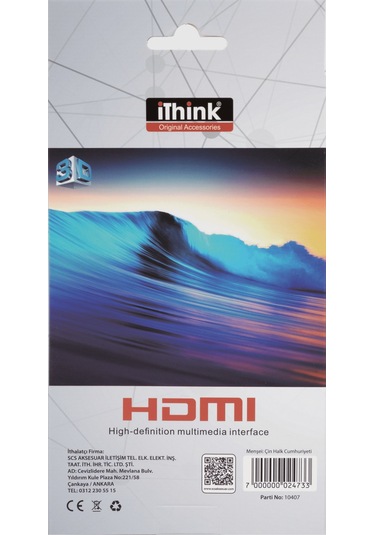 Ithınk Hdmı Kablo 1,5 Metre