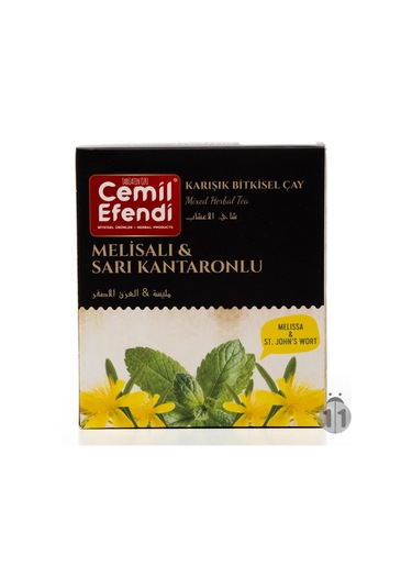 Cemil Efendi Melisa Sarı Kantaron Karışık Bitki Çayı 60'lı Süzen Poşet