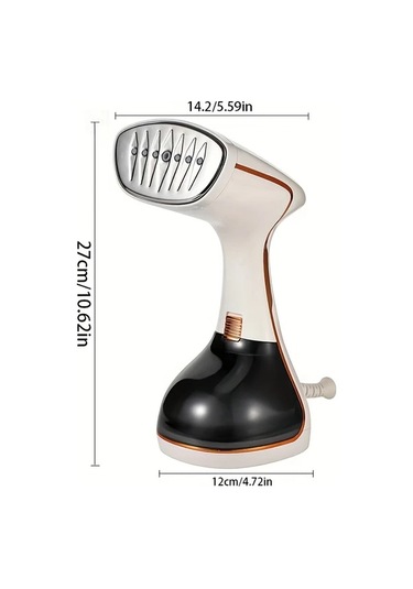 Honeybeeshop Siyah Avrupa Standartlarina Uygun Tasinabilir El Buharli Utu Ev Seyahat 3 Kademeli Ayarlanabilir Kirisiklik Onleyici