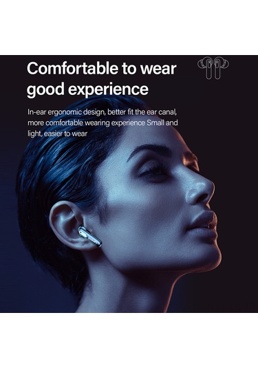 Leezsing Lenovo Xt81 Bluetooth 5.1 Kulak İçi Kulaklıklar - 13mm Hoparlör, Yüksek Kaliteli Ses, Düşük Gecikme, Siyah