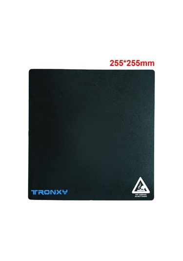 Singree 3d Yazıcı Isı Yatağı Stickerı - Siyah Pvc Malzeme - 255x255mm - Yüksek Isı Dayanıklı