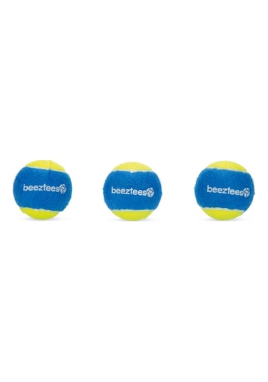 Beeztees Kauçuk Köpek Oyun Tenis Topu 3'lü 6.3 CM