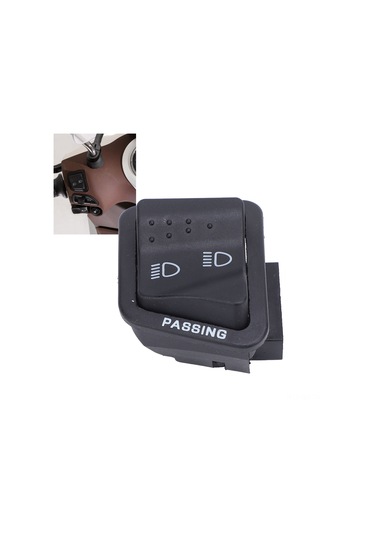 Wezone Piaggio Fly Beverly Zip İçin Dayanıklı Abs Far Yüksek-düşük Işık Anahtarı, Kolay Kurulum Ve Kesin Kontrol