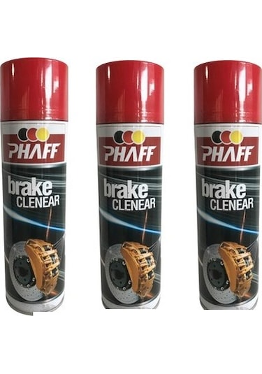 Phaff Balata Spreyi Ve Debriyaj Temizleyicisi 500 Ml 3 Adet