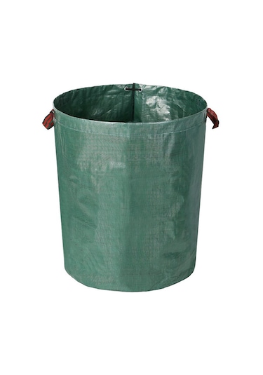 Monyee Yeniden Kullanılabilir Ağır Duty Bahçe Çöp Torbası - 120l Yeşil Polipropilen Yaprak/atık Toplama Ve Saklama Çantası