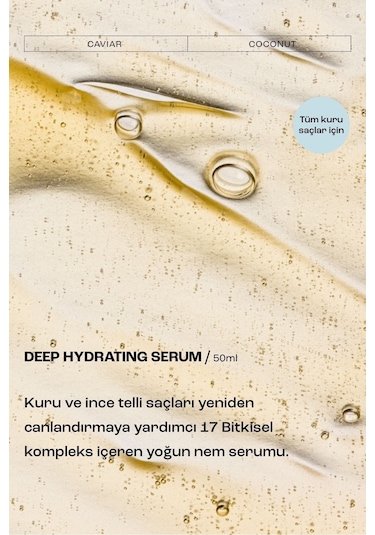 Matsu Deep Hydrating Kuru Saçlar İçin Yoğun Nemlendirici Serum 50 ML