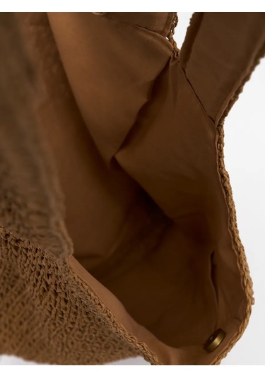 Zolla Kadın Örgü Alışveriş Çantası 414539958 Bej