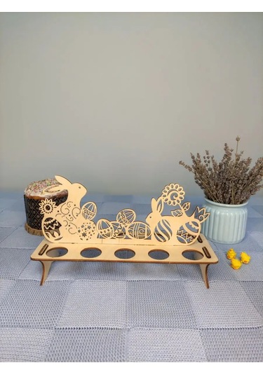 Woodiks Paskalya Yumurtası Standı 152009640 Bej