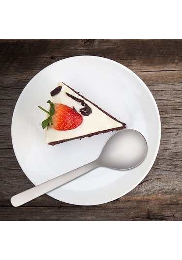 Samdoo Titanyum Yemek Kaşığı, Hafif Ve Taşınabilir, Kamp Ve Piknik İçin, Gümüş Renk, 18.2x4.9 Cm, 35 Gr Gümüş