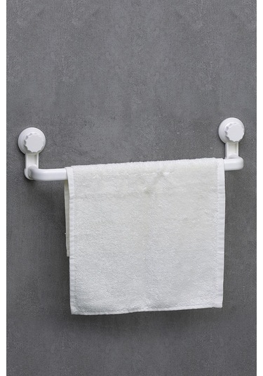 Okyanus Home Grande Beyaz Uzun Havluluk 3 Fonksiyonlu - ister vakumla, ister yapıştır, ister vidala Çok Renkli
