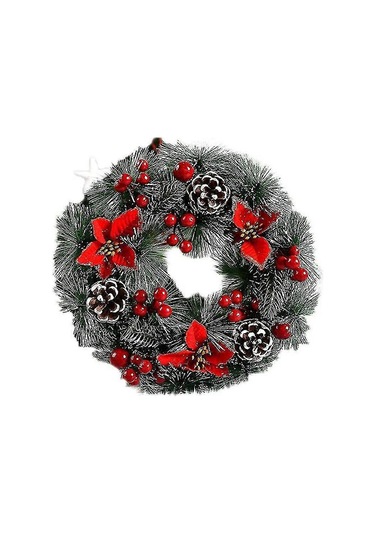 Wjtg Noel Çelengi, Kapı Çelengi, Noel Dekorasyon Çelengi, Noel Çelengi