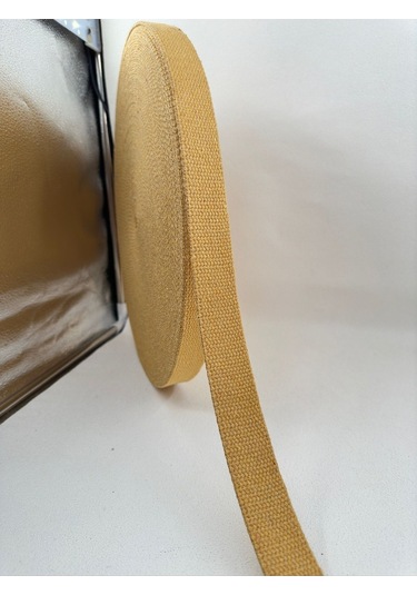 Paşateks 3 Cm Pamuk Kolon Şerit-5 Metre-altın Sarı