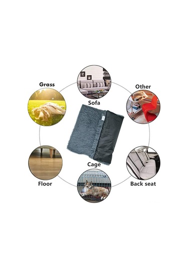 Vkemall "yumuşak Kedi Battaniyesi - Kaymaz Tabanlı, Isıtmalı Evcil Hayvan Yatağı 4 Renk, 4 Boyut "