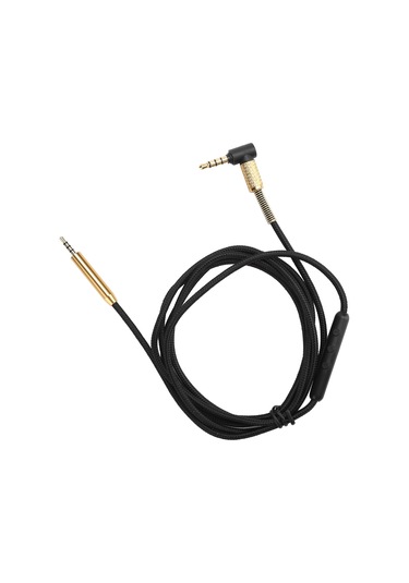 Yaleker 2.5mm'den 3.5mm'ye Ses Çevirici Kablosu, Ofc Bakır Çekirdekli, Mikrofonlu, 1.5m Uzunlukta, Akg Y40/y50/y45, Creative Lıve2, Jbl S700, Bose Qc25/qc35 Uyumlu Siyah