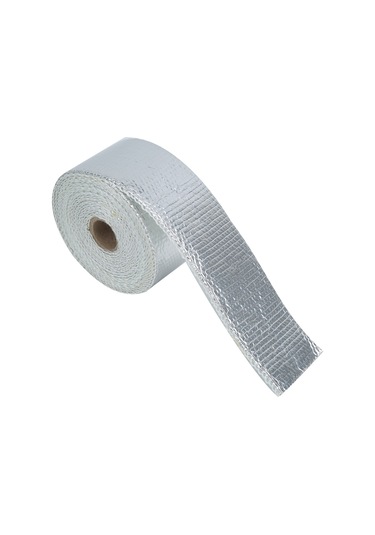 Reedark Gümüş Fiberglas Otomobil Egzos Borusu Isı Yalıtım Kumaşı 5m - 2000 F Isı Dayanımı, Motor Ömrünü Uzatır, Kaput Altı Sıcaklığı %50-70 Azaltır + 5 Bağlama Kayış