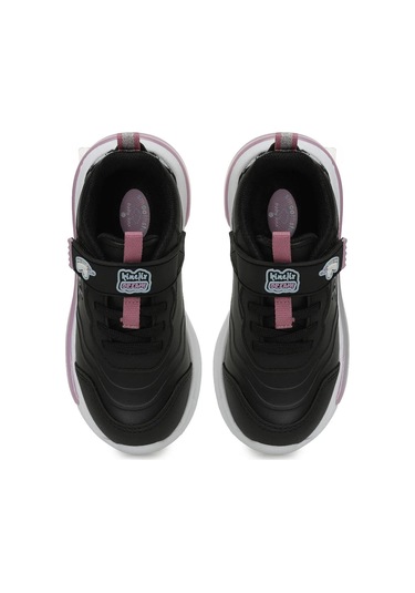Kinetix Stach Pu Siyah-pembe Işıklı Cırtlı Kız Çocuk Spor Ayakkabı Siyah - Pembe