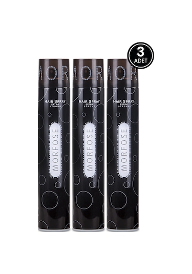 Morfose Extra Strong Saç Spreyi 3 x 400 ML