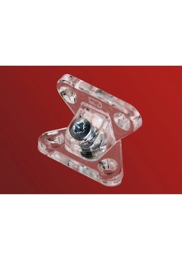 Çankaya Açılı Şeffaf Çektirme Dolap Bağlantı Elemanı Adetli 20 Adet Şeffaf