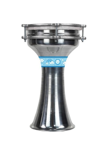 Midex Dbk-02bl Çocuklar İçin 2 Numara Alüminyum Darbuka Seti 33 X 18 Cm