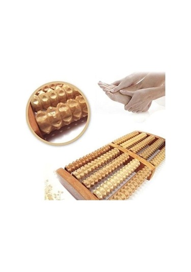 Geleneksel Ayak Masajı Ahşap Makaralı Masaj Gerektirmeden Elektrik Masaj Gevşemesi Bmgjx1 Çok Renkli