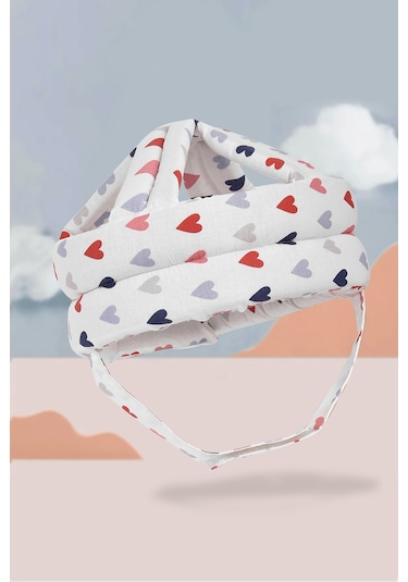 Ayarlanabilir Bebek Çocuk Baş Kafa Koruma Güvenlik Kaskı Kalpli