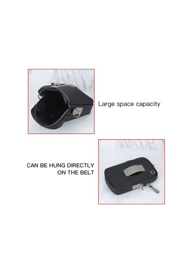 Novahub Baellerry Omuz Çantası Basit Tasarım, Büyük Kapasiteli Messenger Çanta İş Fermuar Cüzdan Grey Kahverengi Kahverengi