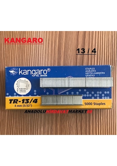 Kangaro 13/4 Zımba Teli Mekanik Zımba Tabanca Teli 4mm 5000pc