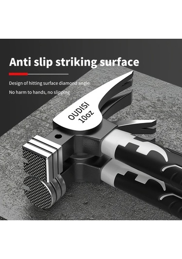 Topshop1 Oudisi Yuvarlak Çekiç Başlı 100z Çelik Manyetik Mıknatıslı Tutamak