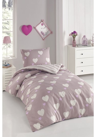 Eponj Home Junior Nevresim Seti Tek Kişilik Herz Gülkurusu