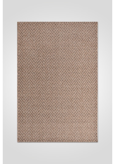 Sierra Halı Jüt Hasır Görünümlü Modern Kilim Ve Yolluk, İnce Bukle Dokuma Bej