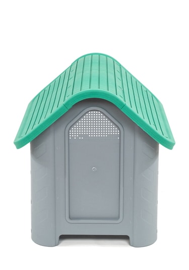 Missidea Brave Paws Plastik Köpek Kulübesi 85x71x66 Cm Yeşil
