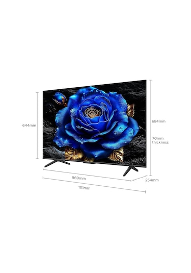 TCL 50T6C 4K Ultra HD 50" 127 Ekran Uydu Alıcılı Google Smart QLED TV