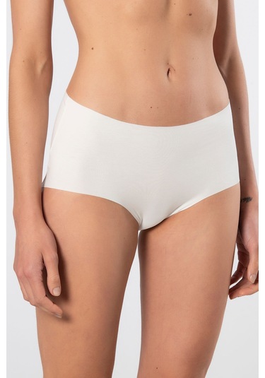 Türen Kadın Lazer Kesim Pamuklu Yüksek Bel Külot 911/ekru Ekru