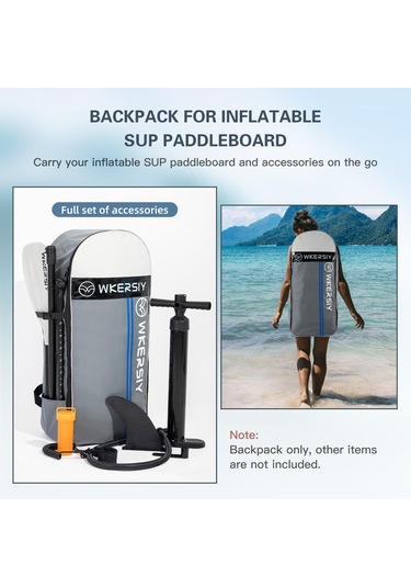 Şişme Sup Stand Up Paddleboard İçin Seyahat Sırt Çantası Taşıma Saklama Çantası Omuz Çantası