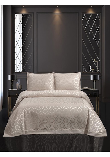 Shonıl Marvella Yatak Örtüsü Takımı Mor