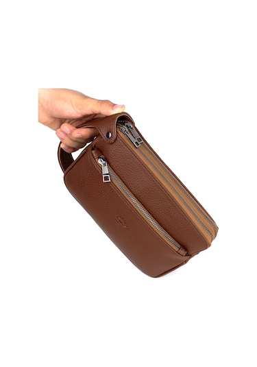 Erkek Taba Seyahat Günlük Çok Bölmeli Portföy Çanta El Çantası Taba