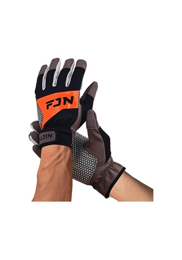 Fujin Pro Angler Trolling Gloves Black L/xl Siyah