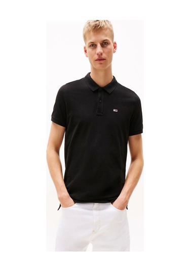 Tommy Hilfiger Tjm Slım Placket Polo Ext Siyah