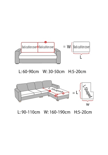 Kahverengi Kadife Kanepe Minder Örtüsü Oturma Odası Köşe Kesit Kanepe Koltuk Örtüsü 200gsm Kalınlaşmak Elastik Mobilya Yastık Koruyucu Normal Size M-s
