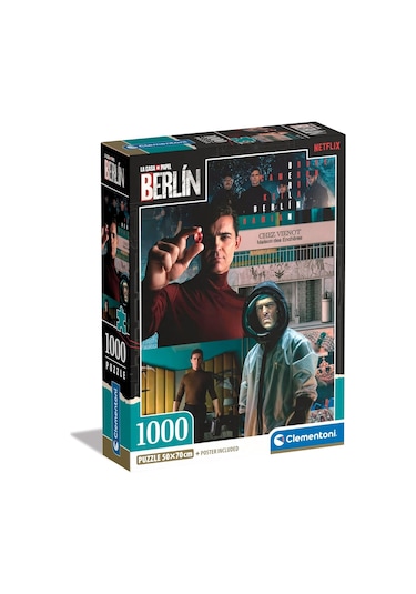 La Casa De Papel Puzzle Berlin 3 1000 Parça High Quality Collection Yetişkin Puzzle