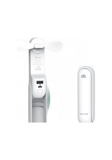 Mini Taşınabilir Fan Soğutucu Vantilatör 8585 Beyaz