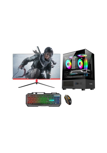 Rotampc-RT1918 i5-12400F 16 GB 1 TB Nvme 8 GB RX580 VGA 27" Dos Masaüstü Oyuncu Bilgisayarı