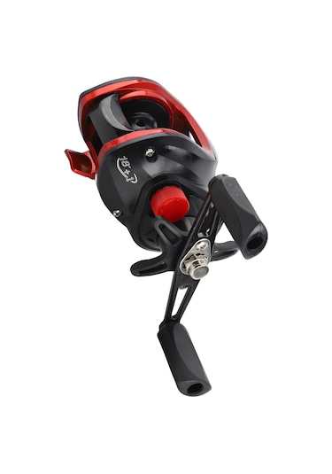 Shineyee Metal Baitcasting Reel Saçma Kablosuz, Uzun Atışlı, 7.2:1 Dişli Oranı Ve 8kg Fren Gücü İle Deniz Ve Buz Balıkçılığı İçin Sağ El Kolu Rastgele Kolu Yapısı