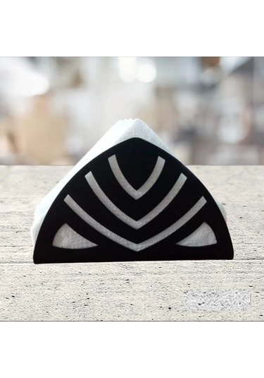 Glare Peçetelik Deve Tabanı Mat Siyah Mat Siyah