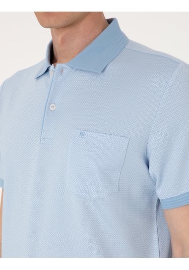 Pierre Cardin Erkek Açık Mavi Tişört 50306862-vr003 Açik Mavi