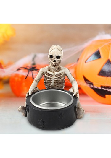 Suntek Cadılar Bayramı Mumluk Pratik 6,8-cm-x-6,6-cm-x-7-cm